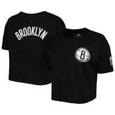 Brooklyn Nets Pro Standard Women's Classics Boxy T-Shirt Black