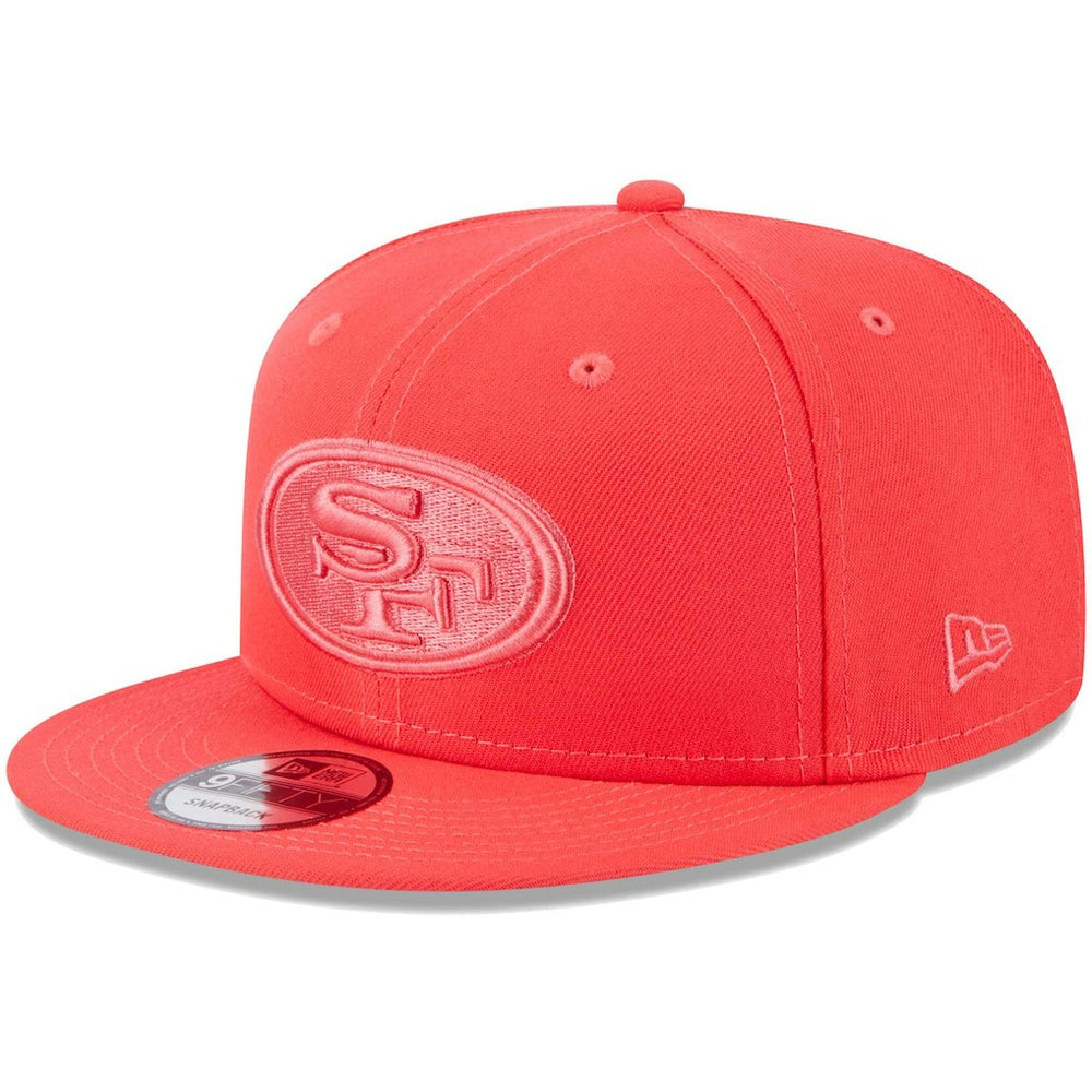 San Francisco 49ers New Era Color Pack Brights 9FIFTY Snapback Hat - Scarlet - NFL