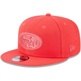 San Francisco 49ers New Era Color Pack Brights 9FIFTY Snapback Hat - Scarlet - NFL