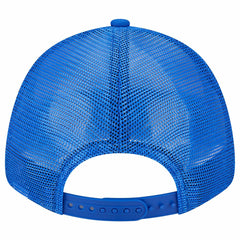 Los Angeles Rams New Era Team Stripe Trucker 9FORTY Snapback Hat - Cream/Royal - NFL