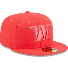 Washington Commanders New Era Color Pack Brights 59FIFTY Fitted Hat - Red - NFL