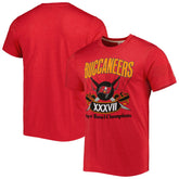 Tampa Bay Buccaneers Homage Super Bowl Classics Tri-Blend T-Shirt - Red - NFL