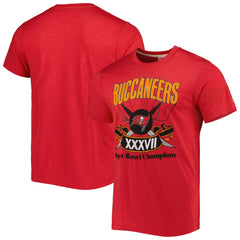 Tampa Bay Buccaneers Homage Super Bowl Classics Tri-Blend T-Shirt - Red - NFL