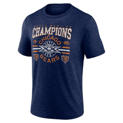 Chicago Bears Old Fashioned Tri-Blend T-Shirt - Navy - NFL