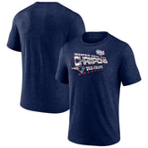 New England Patriots Hometown Old-Fashioned Super Bowl XXXVI Champions Tri-Blend T-Shirt - Navy - NFL