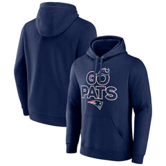 New England Patriots Hometown Collection Prevent Pullover Hoodie - Navy - NFL