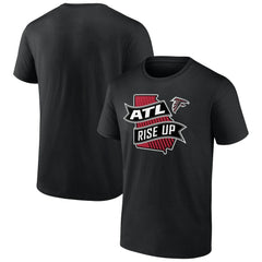 Atlanta Falcons Hometown Collection Prime Time T-Shirt - Black - NFL