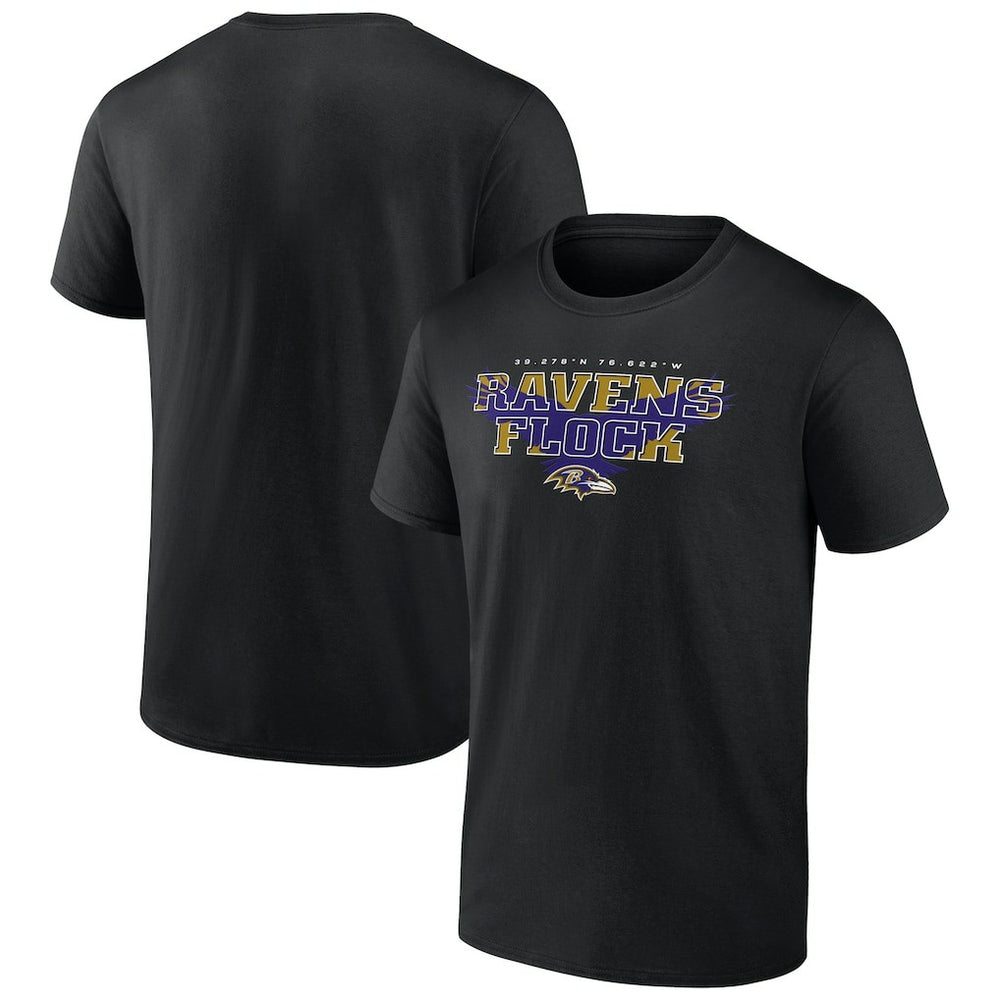 Baltimore Ravens Hometown Collection Prime Time T-Shirt - Black - NFL