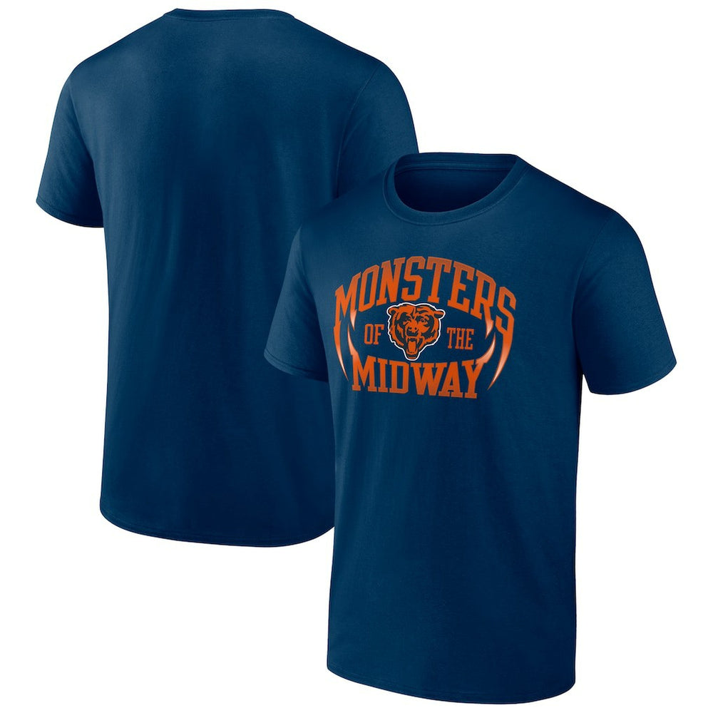 Chicago Bears Hometown Collection Prime Time T-Shirt - Navy - NFL