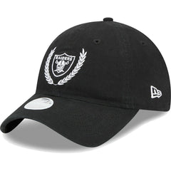 Las Vegas Raiders New Era Women's Leaves 9TWENTY Adjustable Hat - Black - NFL