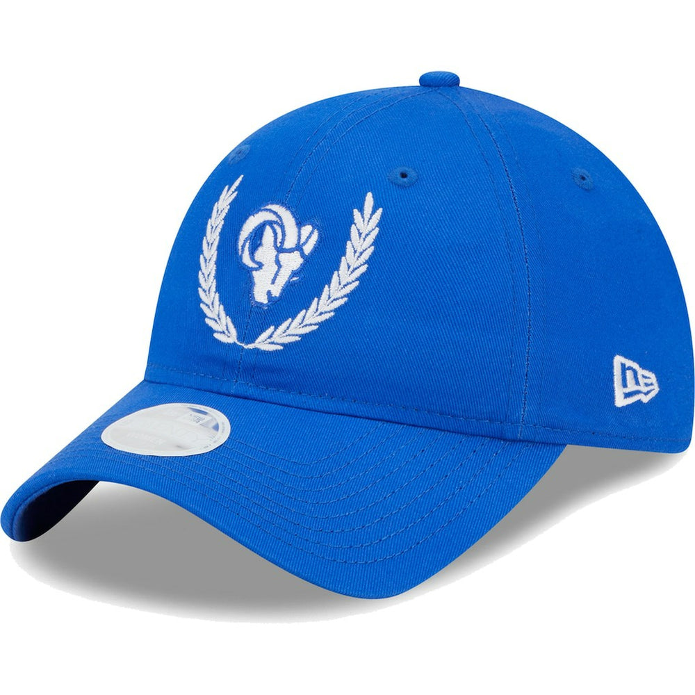 Los Angeles Rams New Era Women's Leaves 9TWENTY Adjustable Hat - Royal - NFL