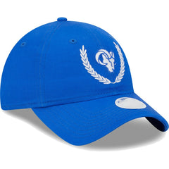 Los Angeles Rams New Era Women's Leaves 9TWENTY Adjustable Hat - Royal - NFL