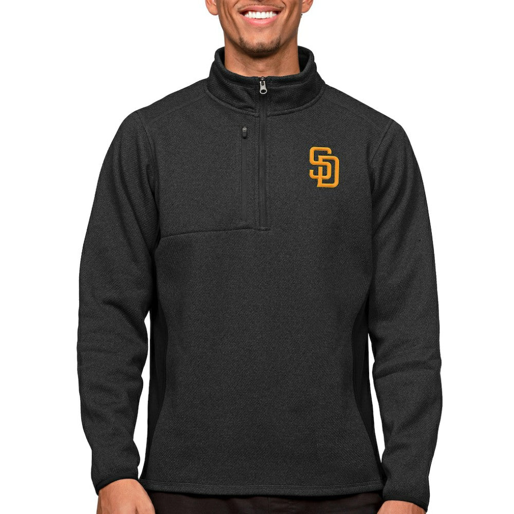 San Diego Padres Antigua Course Quarter-Zip Pullover Top for sale