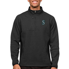 Seattle Mariners Antigua Course Quarter-Zip Pullover Top Near Me