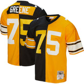 Joe Greene Pittsburgh Steelers 1976 Split Legacy Replica Jersey - Black/Gold - Mitchell & Ness