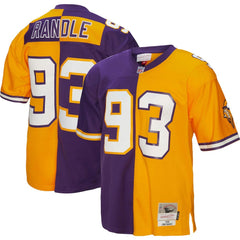John Randle Minnesota Vikings 1998 Split Legacy Replica Jersey - Purple/Gold - Mitchell & Ness