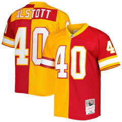 Mike Alstott Tampa Bay Buccaneers 1996 Split Legacy Replica Jersey - Orange/Red - Mitchell & Ness