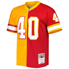 Mike Alstott Tampa Bay Buccaneers 1996 Split Legacy Replica Jersey - Orange/Red - Mitchell & Ness
