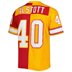 Mike Alstott Tampa Bay Buccaneers 1996 Split Legacy Replica Jersey - Orange/Red - Mitchell & Ness