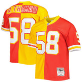 Derrick Thomas Kansas City Chiefs 1994 Split Legacy Replica Jersey - Red/Gold - Mitchell & Ness