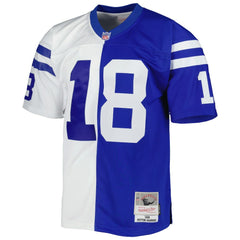 Peyton Manning Indianapolis Colts 1998 Split Legacy Replica Jersey - Royal/White - Mitchell & Ness