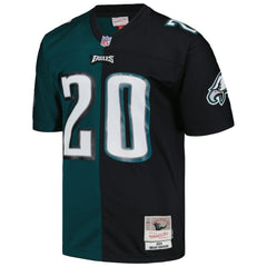 Brian Dawkins Philadelphia Eagles 2004 Split Legacy Replica Jersey - Midnight Green/Black - Mitchell & Ness