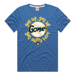 Milwaukee Brewers Homage Hyper Local Tri-Blend T-Shirt for sale