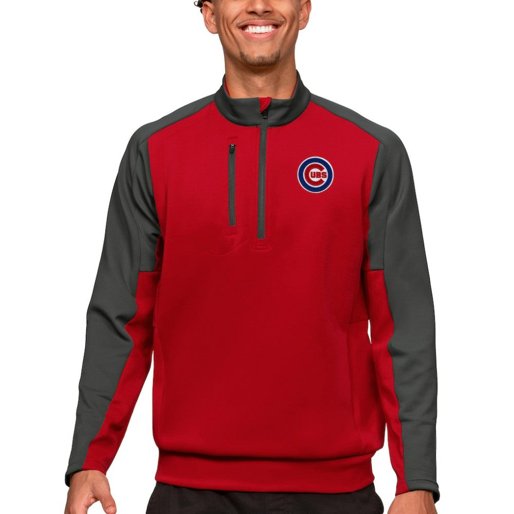 Chicago Cubs Antigua Team Quarter-Zip Pullover Top Discount