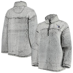 Tennessee Titans G-III 4Her by Carl Banks Women's Sherpa Quarter-Zip Jacket - Gray - NFL