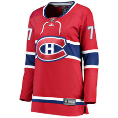Kirby Dach Montreal Canadiens Fanatics Women's Home Breakaway Player Jersey - Red | Fanatics Lifestyle