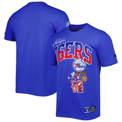 Philadelphia 76ers Pro Standard Hometown Chenille T-Shirt Royal
