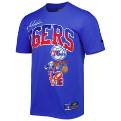 Philadelphia 76ers Pro Standard Hometown Chenille T-Shirt Royal
