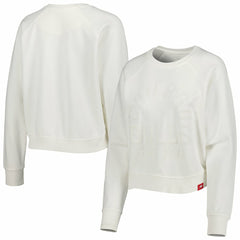 Chicago Bulls Sportiqe Women's Ashlyn Brava Raglan Pullover Sweatshirt Cream