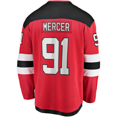 Dawson Mercer New Jersey Devils Fanatics Home Breakaway Jersey - Red | Fanatics on sale