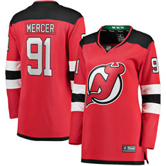 Dawson Mercer New Jersey Devils Fanatics Women's Home Breakaway Jersey - Red | Fanatics sale