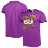 Minnesota Vikings Homage Dome Dog Hyper Local Tri-Blend T-Shirt - Purple - NFL