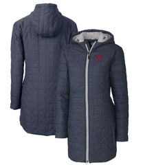 Philadelphia Phillies Cutter & Buck Women's Rainier Primaloft Eco Full-Zip Hoodie Long Coat Online