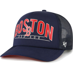 Boston Red Sox '47 Backhaul Foam Trucker Snapback Hat Discount