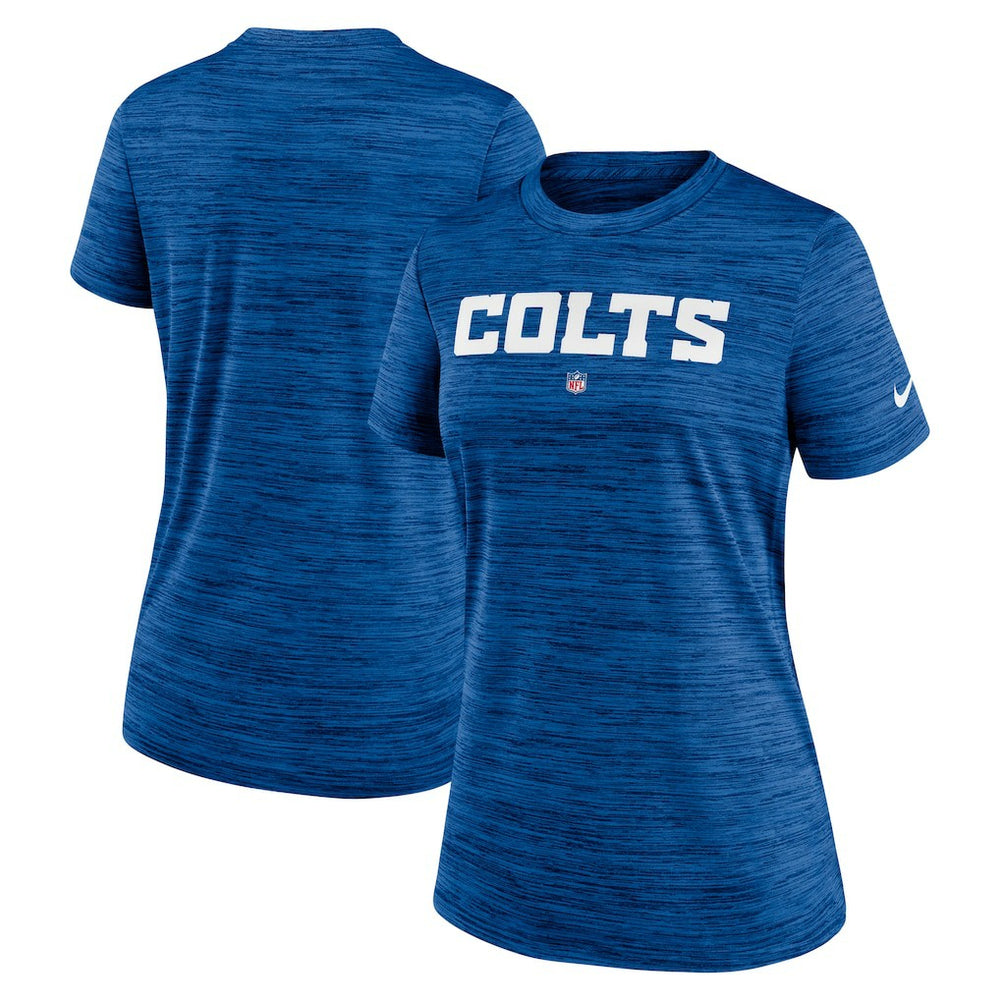 Indianapolis Colts Women's Sideline Velocity Performance T-Shirt - Royal - Nike