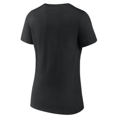 New Orleans Saints Women's Shine Time V-Neck T-Shirt - Black - Fanatics