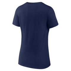 Tennessee Titans Women's Shine Time V-Neck T-Shirt - Navy - Fanatics