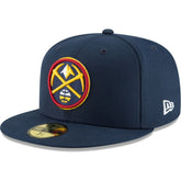 New Era Denver Nuggets Team 59FIFTY Fitted Hat Navy