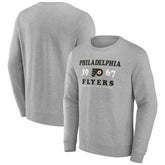 Philadelphia Flyers Fanatics Fierce Competitor Pullover Sweatshirt - Heather Charcoal | Fanatics Lifestyle