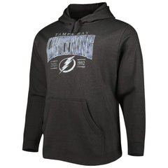 Tampa Bay Lightning Fanatics Big & Tall Dynasty Pullover Hoodie - Heather Charcoal | Fanatics discount