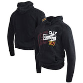 Take Command Washington Commanders DC PROPER Unisex Mineral Wash Vintage Pullover Hoodie - Black - NFL