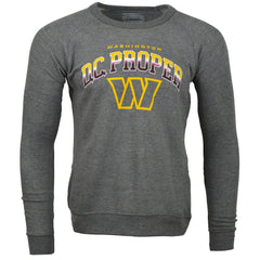 Washington Commanders DC PROPER Signature Raglan Vintage Pullover Sweatshirt - Heather Gray - NFL