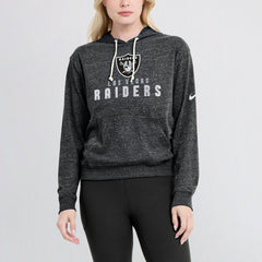 Las Vegas Raiders Women's Gym Vintage Lightweight Pullover Hoodie - Black - Nike