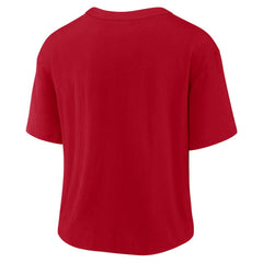 Buffalo Bills Women's High Hip Fashion T-Shirt - Red/Royal - Nike