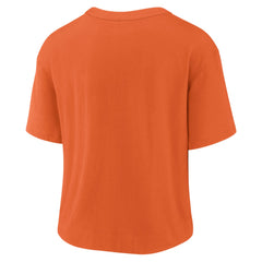 Denver Broncos Women's High Hip Fashion T-Shirt - Orange/Navy - Nike