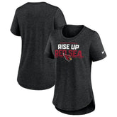 Arizona Cardinals Women's Local Fashion Tri-Blend T-Shirt - Heather Black - Nike